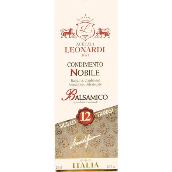 Imagem de Condimento Balsâmico Noble 12 Anos LEONARDI garrafa 250ml