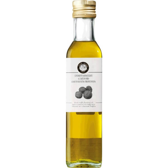Imagem de Azeite Virgem Extra com Aroma de Trufas Pretas PODDI TARTUFI garrafa 250ml