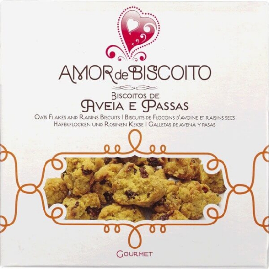 Imagem de Biscoitos de Aveia e Passas AMOR DE BISCOITO emb.200g