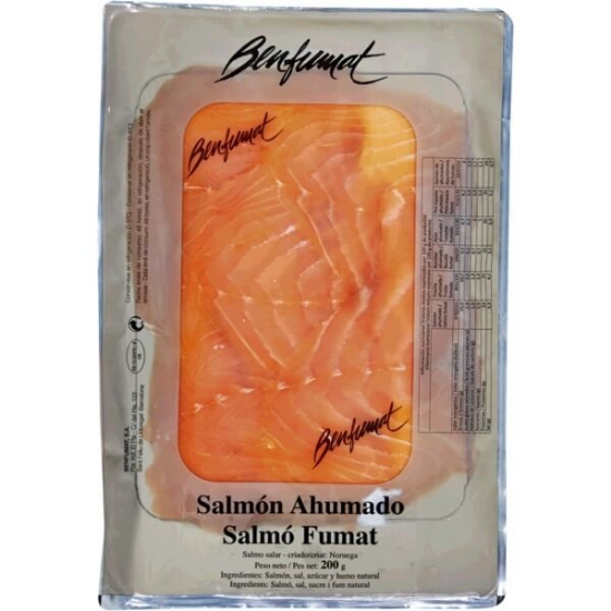 Imagem de Salmão Fumado BENFUMAT unidade 200g