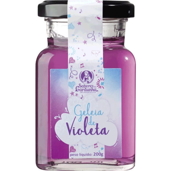 Imagem de Geleia de Violeta SABORES DA GARDUNHA frasco 200g