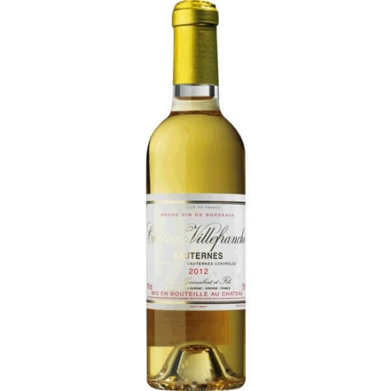 Imagem de Vinho Branco de França Sauternes CHÂTEAU VILLEFRANCHE garrafa 37,5cl