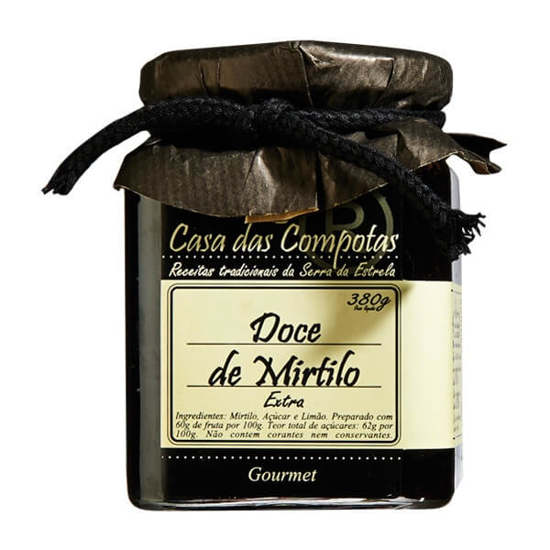 Imagem de Doce de Mirtilo CASA DAS COMPOTAS frasco 380g