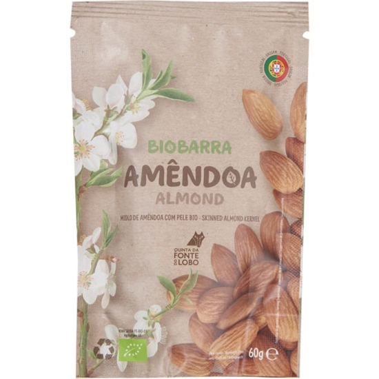 Imagem de  Amêndoa com Pele Bio BIOBARRA emb.60g