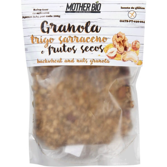 Imagem de  Granola Bio de Trigo Sarraceno e Frutos Secos MOTHER BIO emb.350g