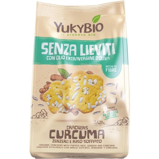 Imagem de  Crackers com Curgete e Gengibre Bio YUKIBIO emb.200g