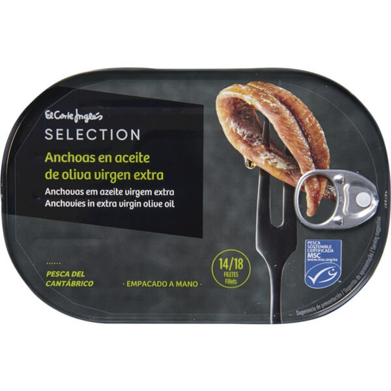 Imagem de  Anchova em Azeite Virgem Extra EL CORTE INGLÉS SELECTION emb.60g