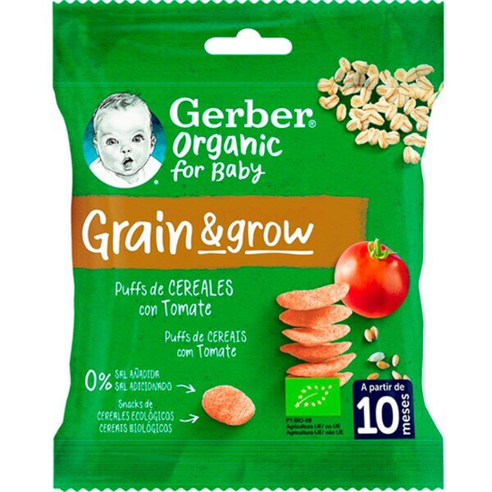 Imagem de  Snack Bio com Tomate + 10 meses GERBER emb.7g