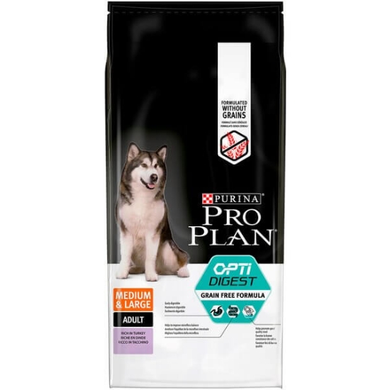 Imagem de  Alimento Seco para Cão Adulto Médio e Largo Opti Digest PROPLAN emb.12kg