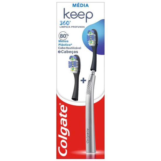 Imagem de Escova de Dentes Keep 360º Média + 1 Recarga COLGATE emb.1un