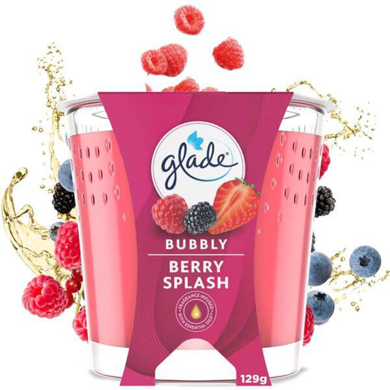 Imagem de Ambientador Vela Berry Splash GLADE emb.1un