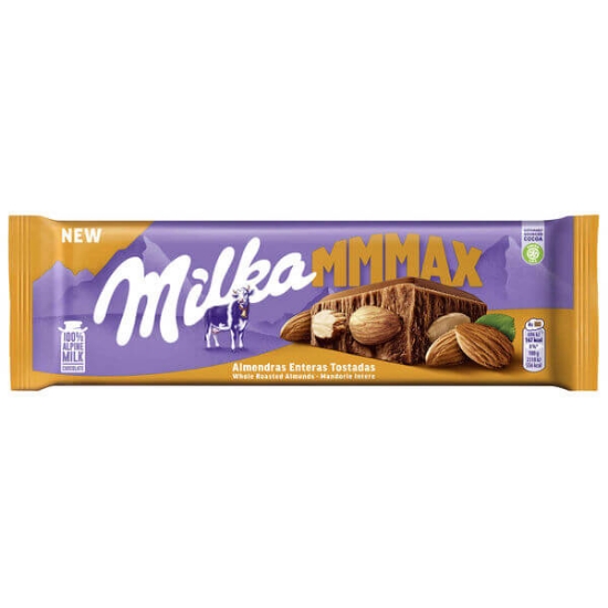 Imagem de Tablete de Chocolate de Leite com Amêndoas Inteiras MILKA emb.270g