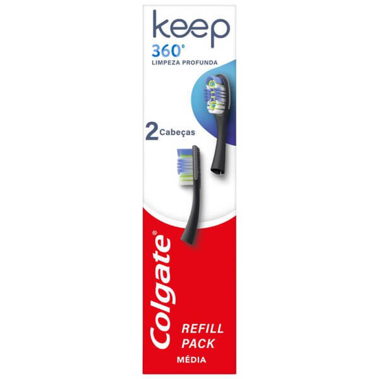 Imagem de Recarga Escova de Dentes Keep 360º Média COLGATE emb.2un