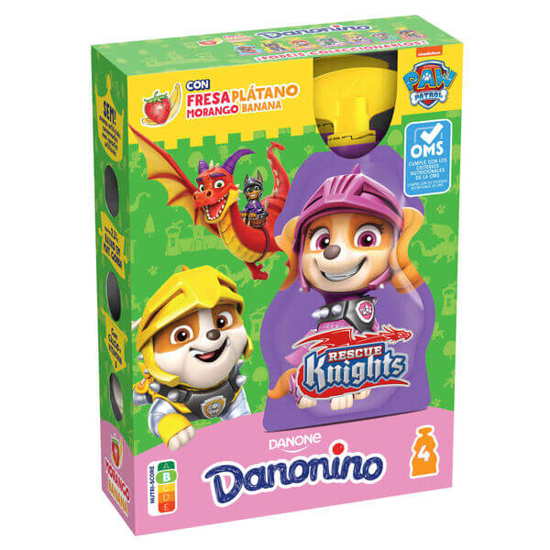 Imagem de Iogurte Pouch Morango e Banana Infantil DANONINO emb.280 gr (4 un)