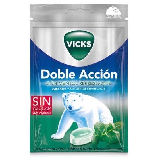 Imagem de Rebuçados de Mentol Dupla Ação VICKS emb.72g