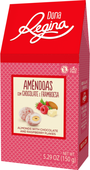 Imagem de  Amêndoas com Chocolate e Framboesa DONA REGINA emb.150g