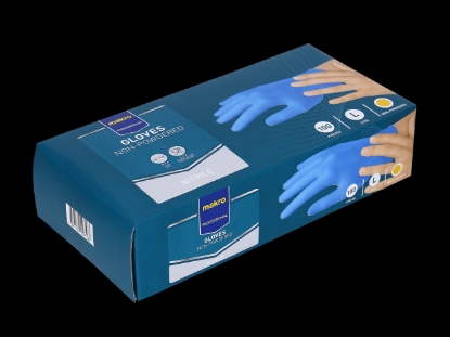 Mostrar detalhes para Luvas Nitrilo Sem Pó AZ L MAKRO PROFESSIONAL 100un Imagem de Luvas Nitrilo Sem Pó AZ L MAKRO PROFESSIONAL 100un