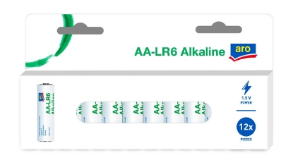 Mostrar detalhes para Pilhas Alcalinas Lr6 AA ARO 12un Imagem de Pilhas Alcalinas Lr6 AA ARO 12un