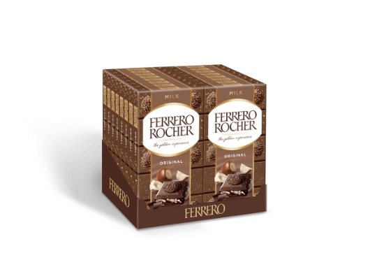 Imagem de Tablete Chocolate Original FERRERO ROCHER 16x90g