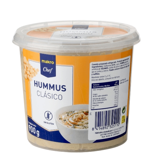 Imagem de Hummus Clássico MAKRO CHEF 900g