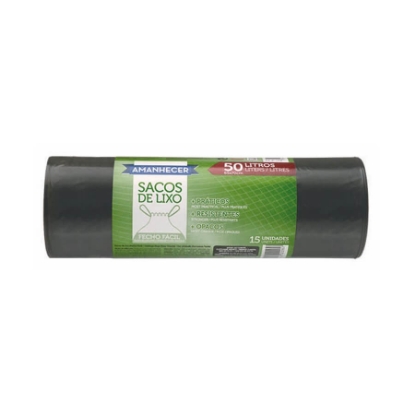 Mostrar detalhes para Saco Lixo Ff 50L AMANHECER 15un Imagem de Saco Lixo Ff 50L AMANHECER 15un
