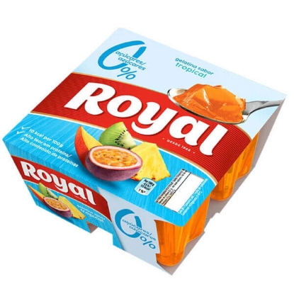 Mostrar detalhes para Gelatina Pronta Frutos Tropicais sem Açúcar Royal emb.360 gr (4 un) Imagem de Gelatina Pronta Frutos Tropicais sem Açúcar Royal emb.360 gr (4 un)