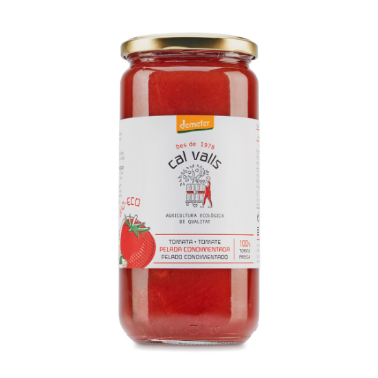 Imagem de Tomate Inteiro Pelado Temperado CAL VALLS 660g