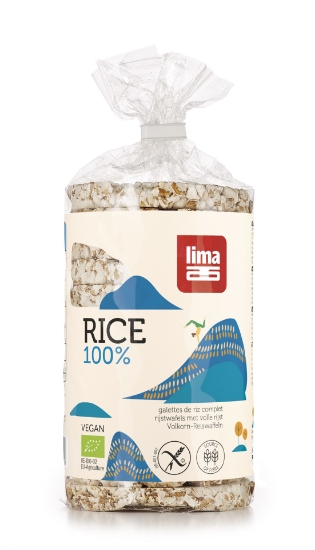 Imagem de Galetes de Arroz Integral LIMA 100g