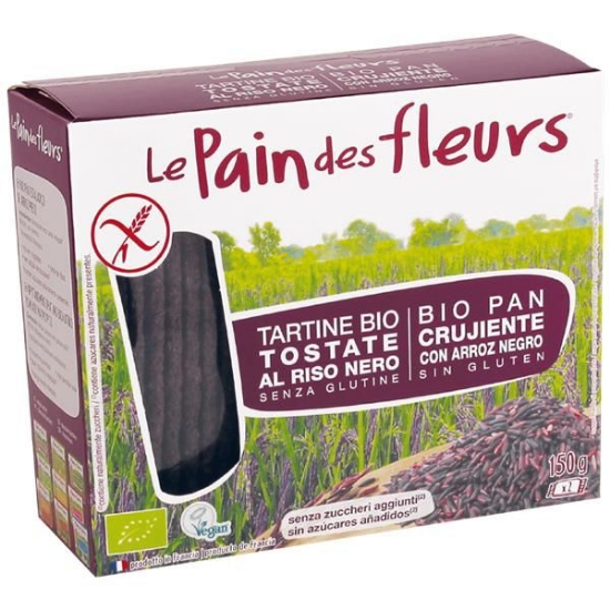 Imagem de Crackers de Arroz Preto LE PAIN DES FLEURS 150g