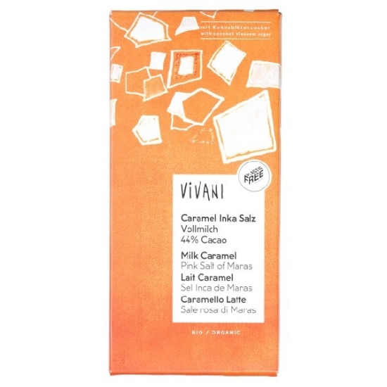 Imagem de Chocolate de Leite com Caramelo e Sal VIVANI 80g