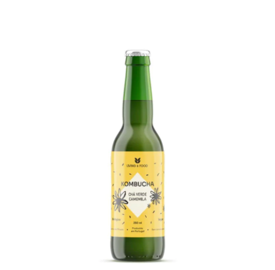 Imagem de Kombucha de Chá Verde e Camomila LIVING FOOD 250ml