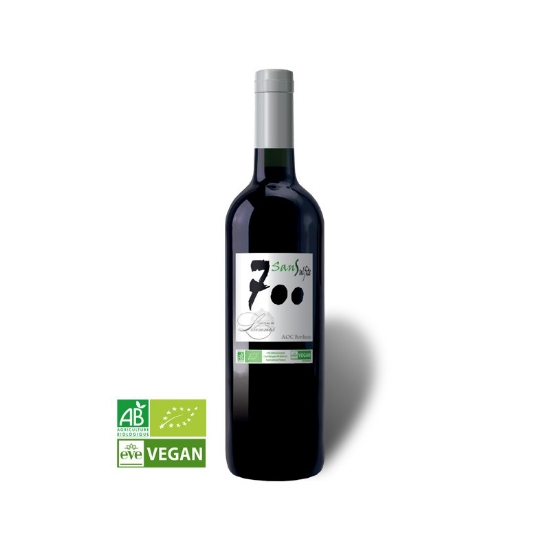 Imagem de Vinho Tinto sem Sulfitos  Aoc Bordeaux "Cuvée 7 Sans" CHÂTEAU de LISENNES 75cl
