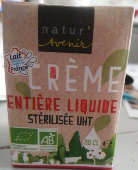 Imagem de Natas Líquidas Uht 30%Mg NATUR'AVENIR 0,20L