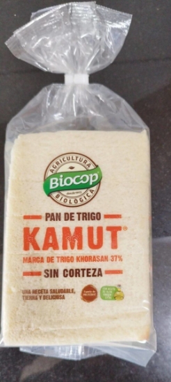 Imagem de Pão de Forma de Kamut sem Côdea BIOCOP 300g