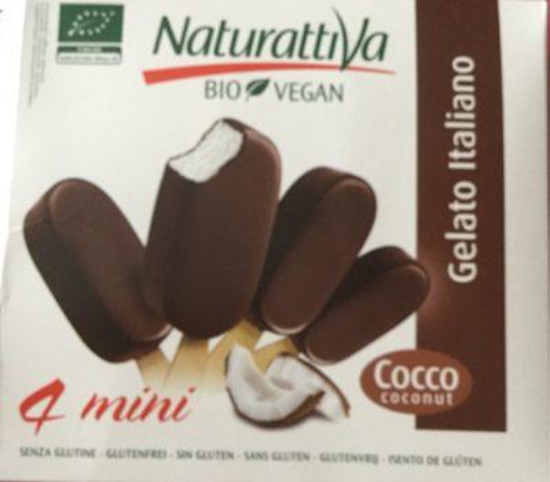 Imagem de Gelado Coco com Chocolate NATURATTIVA 4x50g