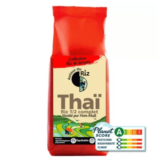 Imagem de Arroz Thai Semi-Integral AUTOUR DU RIZ 500g