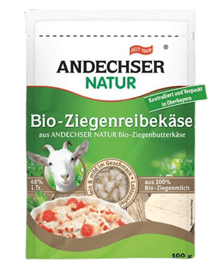 Imagem de Queijo de Cabra Ralado ANDECHSER 100g