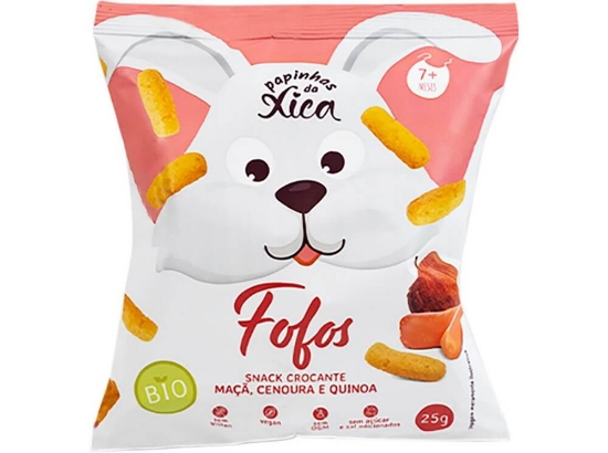 Imagem de Snack Papinhas da Xica Maca Cenoura PAPINHAS DA XICA 25g