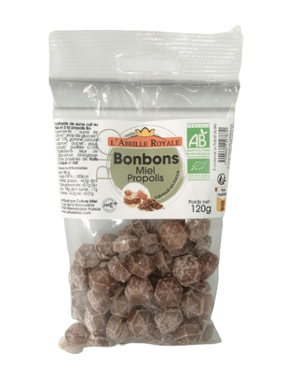 Imagem de Rebuçados de Mel e Propólis L'ABEILLE ROYALE 120g