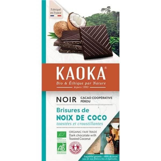 Imagem de Chocolate Preto com Coco KAOKA 100g