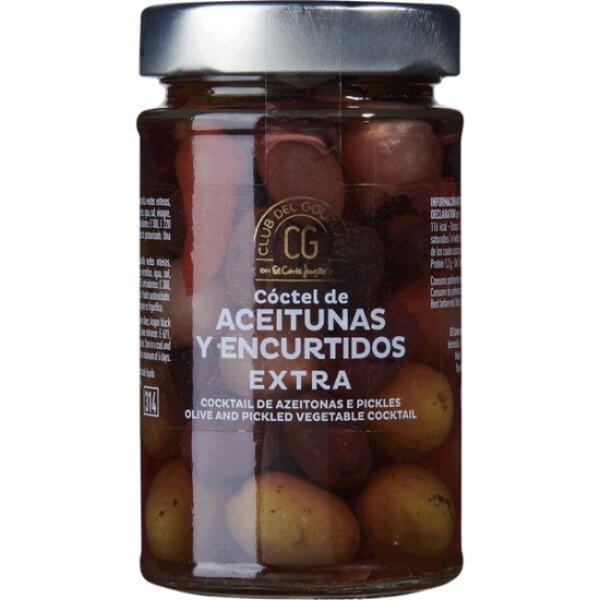 Imagem de Cocktail de Azeitonas e Pickles Extra CLUB DEL GOURMET frasco 165g