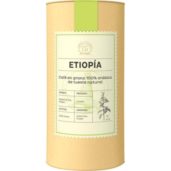 Imagem de Café em Grão 100% Arábica Assado ao Natural Etiopía CLUB DEL GOURMET emb.250g