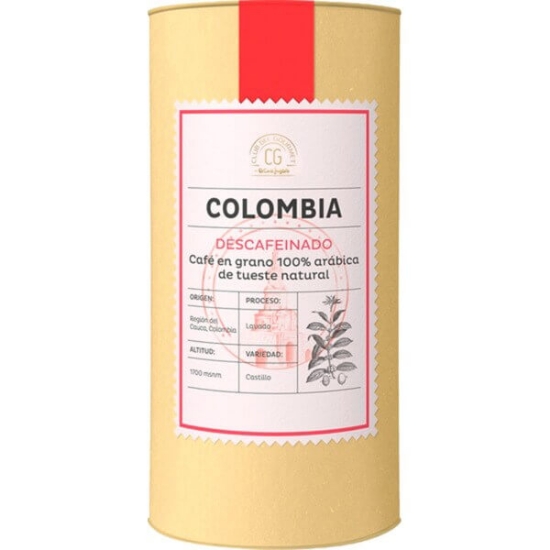 Imagem de Descafeinado Café em Grão 100% Arábica Assado ao Natural Colombia CLUB DEL GOURMET emb.250g