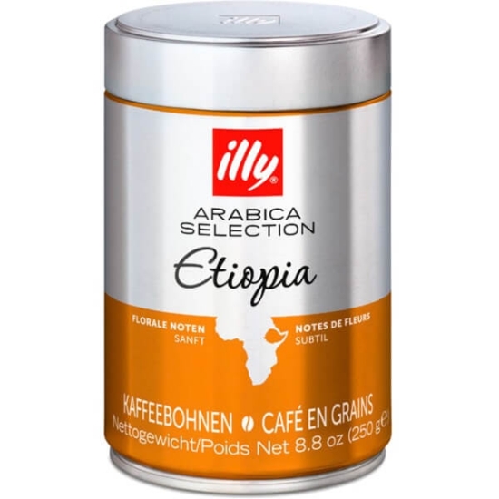 Imagem de Café em Grão Arabica Selection Etiopia ILLY lata 250g