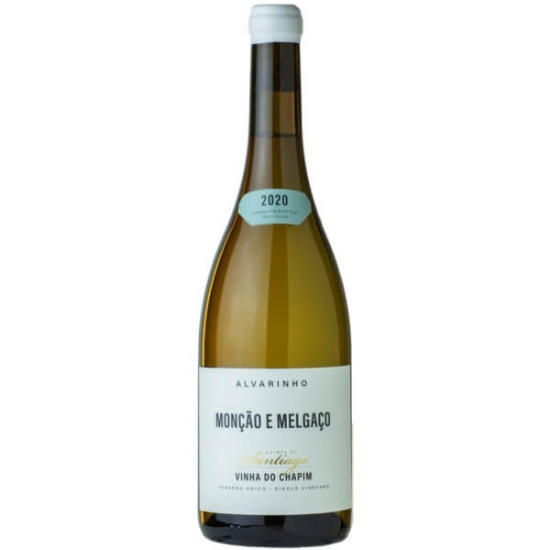 Imagem de Vinho Verde Branco de Monção e Melgaço Alvarinho Vinha do Chapim QUINTA DE SANTIAGO garrafa 75cl