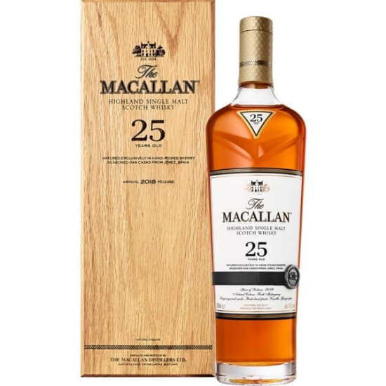 Imagem de The Whisky Single Malt 25 anos MACALLAN garrafa 70cl