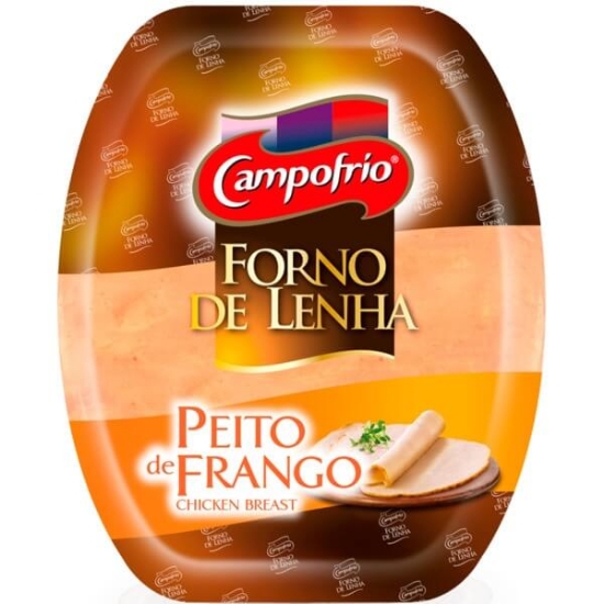 Imagem de Fiambre de Peito de Frango Assado sem Glúten CAMPOFRIO FORNO DE LENHA (kg)