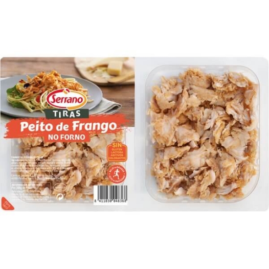 Imagem de Peito de Frango no Forno em Tiras SERRANO unidade 140g