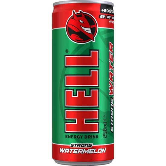 Imagem de Bebida Energética Watermelon HELL ENERGY lata 25cl