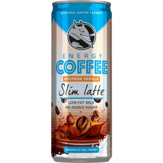 Imagem de Bebida de Café e Baunilha sem Lactose HELL ENERGY lata 25cl
